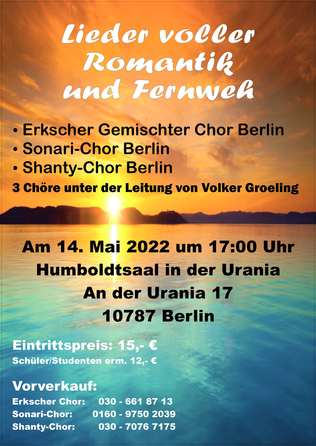 Lieder voller Romatik und Fernweh